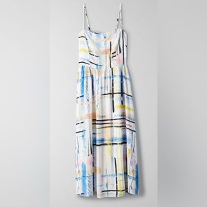 Babaton Multicolor Abstract Midi Dress